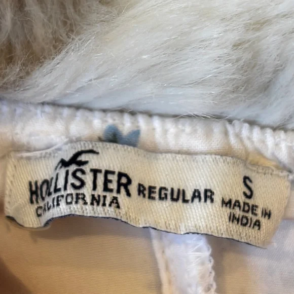 Hollister Blue & White Floral Tie Back Mini Dress | Size Small - Picture 8 of 11